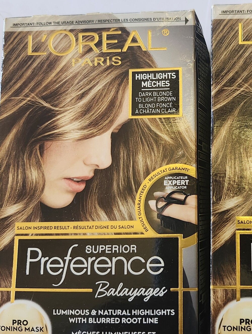 Superior Preference Balayages Hair Color - Dark Blonde Light Brown New Set Of 2